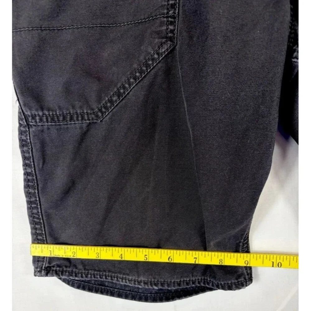 Rock & Republic Shorts Cargo Riveted Baggy Black Men’s Size 32 Summer Y2K Casual